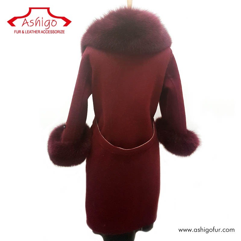 KALA WOOL FOX FUR COAT